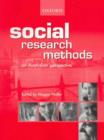 Image for Social research methods  : an Australian perspective