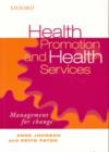Image for Health Promotion and Health Services