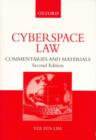 Image for Cyberspace law  : commentaries and materials