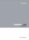 Image for Criminal Law Guidebook