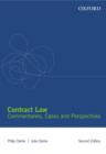 Image for Contract law  : commentaries, cases and perspectives