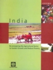 Image for India  : re-energizing the agricultural sector to sustain growth and reduce poverty