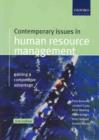 Image for Contemporary Issues in Human Resource Management : Gaining a Competitive Advantage