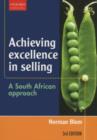 Image for Achieving excellence in selling  : a South African approach