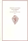 Image for Paston Letters and Papers of the Fifteenth Century Part I