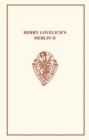 Image for Henry Lovelich&#39;s Merlin vol II