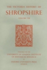Image for A History of Shropshire : Volume VIII