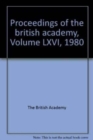 Image for Proceedings Brit Acad 66, 1980
