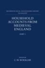 Image for Household Accounts from Medieval England: Part 1: Introduction, Glossary, Diet Accounts (i)