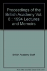 Image for Proceedings of the British Acad 87, 1995