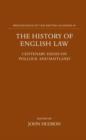 Image for The History of English Law