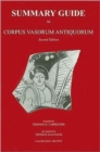 Image for Summary Guide to Corpus Vasorum Antiquorum, second edition