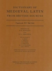 Image for Dictionary of medieval Latin from British sourcesFascicule XV,: Sal-Som