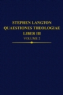 Image for Stephen Langton, Quaestiones Theologiae