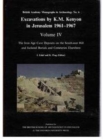 Image for Excavations by K M Kenyon in Jerusalem, Volume 4 : The Iron Age Cave Deposits