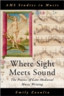 Image for Where sight meets sound  : the poetics of late medieval music writing