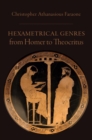 Image for Hexametrical genres from Homer to Theocritus