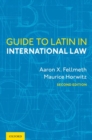 Image for Guide to Latin in international law