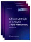 Image for Official Methods of Analysis of AOAC INTERNATIONAL