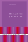 Image for The language of canon law