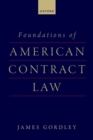 Image for Foundations of American contract law
