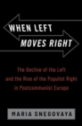 Image for When left moves right  : the decline of the left and the rise of the populist right in postcommunist Europe