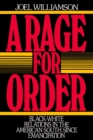 Image for A rage for order: black / white relations in the American South since emancipation