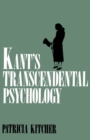 Image for Kant&#39;s Transcendental Psychology