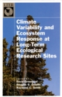 Image for Climate variability and ecosystem response at long-term ecological research sites