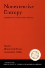 Image for Nonextensive Entropy: Interdisciplinary Applications