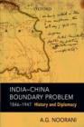 Image for India-China Boundary Problem, 1846-1947