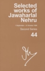 Image for Selected Works of Jawaharlal Nehru (1 September-31 october 1958) : Second Series, Vol. 44