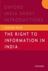 Image for The Right to Information in India