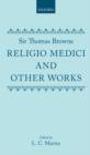 Image for Religio Medici and Other Works: Religio Medici and Other Works