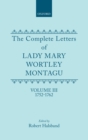 Image for The Complete Letters of Lady Mary Wortley Montagu