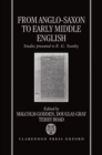 Image for From Anglo-Saxon to Early Middle English : Studies Presented to E. G. Stanley