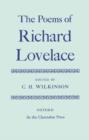 Image for Poems of Richard Lovelace