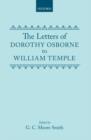 Image for The Letters of Dorothy Osborne to William Temple