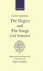 Image for Elegies and the Songs and Sonnets