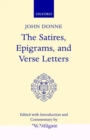Image for Satires, Epigrams, and Verse Letters