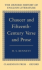 Image for Chaucer and Fifteenth-Century Verse and Prose