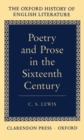 Image for Poetry and Prose in the Sixteenth Century