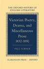 Image for Victorian Poetry, Drama, and Miscellaneous Prose 1832-1890