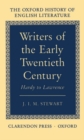 Image for Writers of the Early Twentieth Century : Hardy to Lawrence