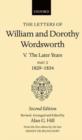 Image for The Letters of William and Dorothy Wordsworth: Volume V. The Later Years: Part 2. 1829-1834