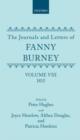 Image for The Journals and Letters of Fanny Burney (Madame d&#39;Arblay): Volume VIII: 1815 : Letters 835-934