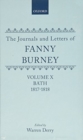Image for The Journals and Letters of Fanny Burney (Madame d&#39;Arblay): Volumes IX and X: Bath 1815-1817 and 1817-1818