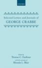 Image for Selected Letters and Journals of George Crabbe