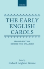 Image for The Early English Carols