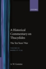 Image for An Historical Commentary on Thucydides: Volume 3. Books IV-V(24)